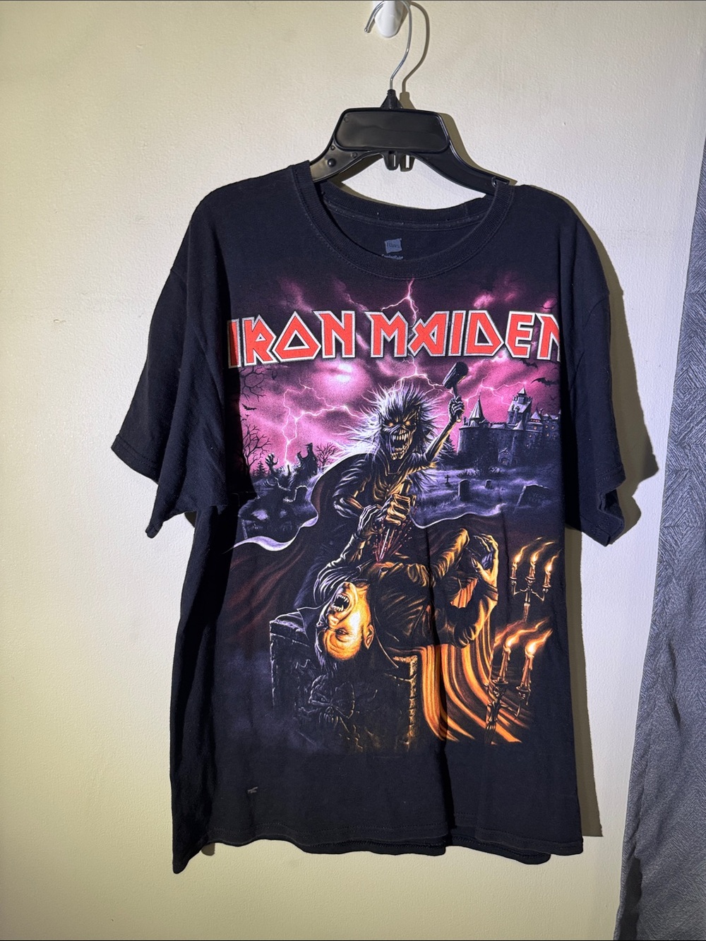 Black Graphic Band Tee - Black
